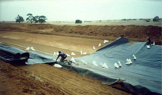HDPE liner testing